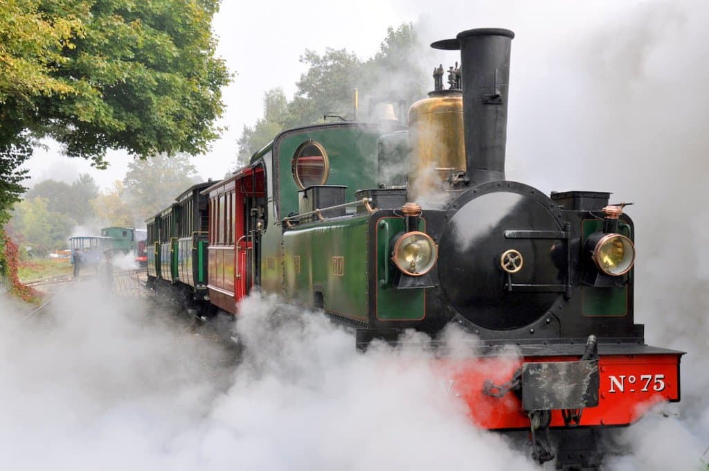 Circulation du train à vapeur du Beauvaisis